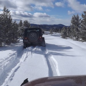 Playing in the snow...Galena Gulch